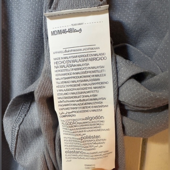 Under Armour Pindot Open Back Long Sleeve Shirt M - Picture 5 of 6